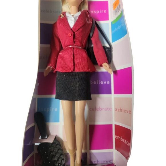 Mary Kay Barbie Star Consultant Prize Doll Red Jacket Special Edition Business - Picture 3 of 5
